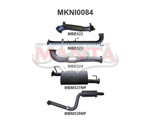 Nissan Pathfinder R51 2.5L Auto THAI DPF & Cat Replacement