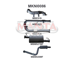 Nissan Pathfinder R51 2.5L Auto SPANISH With Cat
