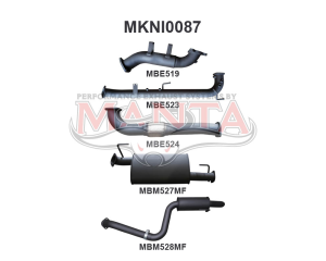 Nissan Pathfinder R51 2.5L Auto SPANISH Cat & DPF Replacement