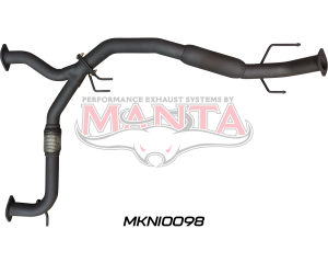 Nissan PATROL Y62 V8 5.6L WAGON, 3in CENTRE HOTDOG FOR OE MUFFLER RPLACEMENT