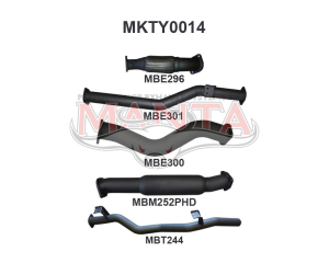 Toyota Landcruiser VDJ79 V8 D/Cab Ute 3in NO Cat With Hotdog