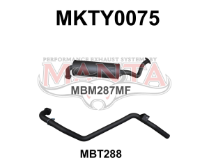 Toyota HZJ80 Landcruiser 2.5in off Extractors
