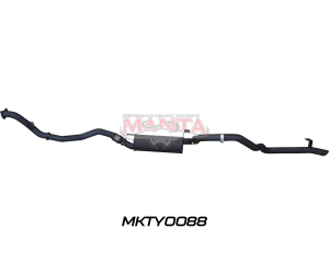 Toyota Landcruiser HZJ105 CT26 Turbo 3in Turbo Back with Muffler