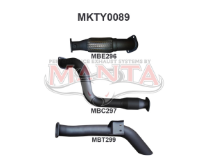 Toyota Landcruiser VDJ79 V8 S/Cab Ute 3in With Cat Side Exit