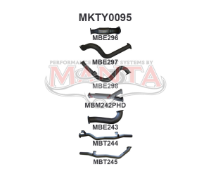 Toyota Landcruiser VDJ79 Single Cab Twin 3in W/Hotdog No Cat