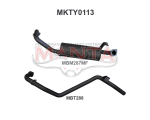 Toyota FZJ80 Landcruiser 2.5in off Extractors