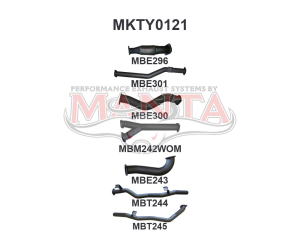 Toyota Landcruiser VDJ79 Dual Cab Twin 3in WOM No Cat