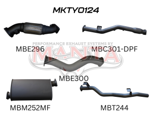 Toyota Landcruiser VDJ79 V8 Ute 3in With Cat & Muffler DPF