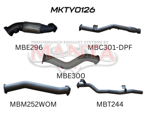 Toyota Landcruiser VDJ79 V8 Ute 3in With Cat & WOM DPF