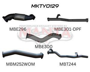 Toyota Landcruiser VDJ79 V8 Ute 3in NO Cat, WOM, DPF