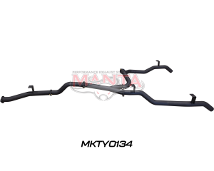 Toyota Landcruiser VDJ79 V8 Ute Dual 3in DPF Back