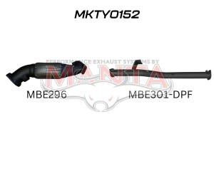 VDJ79 V8 Ute 3in DPF Delete Without Cat (to suit Manta 3in or factory exhaust system)