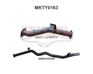 Toyota Landcruiser VDJ76 V8 Wagon 3in DPF Back