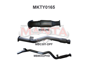 Toyota Landcruiser VDJ76 V8 Wagon 3in With Cat, Hotdog DPF
