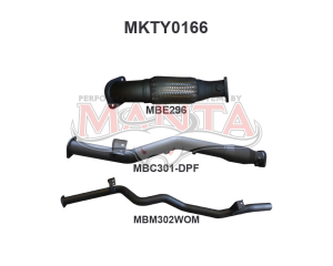 Toyota Landcruiser VDJ76 V8 Wagon 3in With Cat, WOM DPF