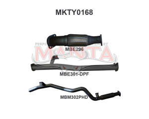 Toyota Landcruiser VDJ76 V8 Wagon 3in Without Cat, Hotdog DPF