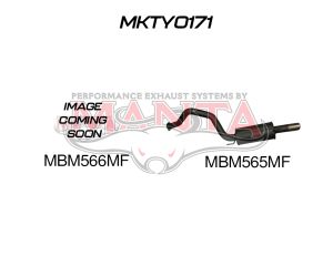 Toyota Landcruiser URJ202 2012 on 4.6L V8 CatBack 3in Including Single 3¼in SS Tip