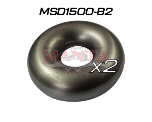 (Pack 2) 1 1/2in Mild Steel Donut