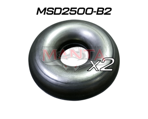 (Pack 2) 2 1/2in Mild Steel Donut