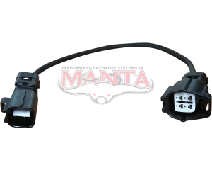 O2 Sensor Extension Loom (1) Suits Suzuki Jimny 2018-Current Black Square 4 Pin Plug.