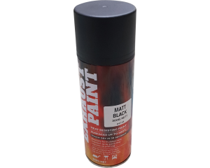 Matt Black Spray Can 400 deg C