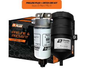 Isuzu D-Max & MU-X 3.0L PreLine Plus Fuel Filter & ProVent 200 Catch Can Kit