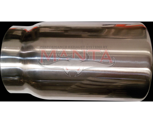 2 1/2in Inlet, 3in Outlet, 6in Long, Straight Cut Series - Standard Bore Rolled in With Inner Cone