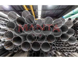 1 5/8in (41.3mm) 1.5mm wall 409 stainless perf tube