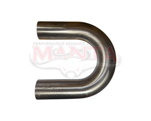 2 1/4in (57.2mm) 180deg Std Leg 304g Stainless Mandrel Bend