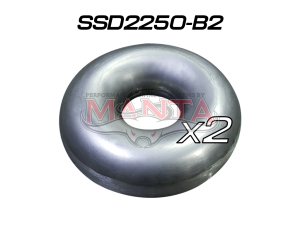 (Pack 2) 2 1/4in Stainless Steel Donut