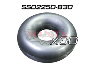 (Pack 30) 2 1/4in Stainless Steel Donut