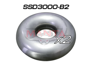 (Pack 2) 3in Stainless Steel Donut