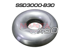 (Pack 30) 3in Stainless Steel Donut
