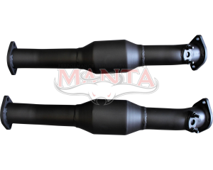 Landcruiser UZJ100 V8 Petrol Twin 2.5in Cat Converters to Suit Pacemaker Extractors