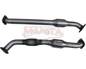 Toyota LandCruiser VDJ200 V8 4.5L T.D. Dual 2.5in Engine Pipes With Cats