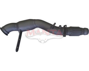 Amarok 2.0L Bi Turbo 3in Dump Pipe With Cat 06/12 - Current, To Bolt To Std Exhaust. (Short Neck Ver