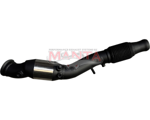 Amarok Ute 2.0L 3in Dump Pipe With Cat + DPF Sensors, Suits Up To 06/12. To Bolt To Std Exhaust (Lon