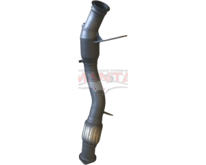 VW Amarok Ute TDI400 2.0L 3in Dump Pipe With Cat and DPF Sensors Suits Up To 06/12 (Long Neck)