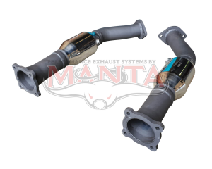 Commodore VT - VZ V6 & V8 2 1/2in Twin Cats to Suit 4 Bolt Pacemaker Headers.