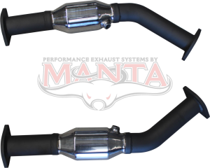 Commodore VT - VZ V6 & V8 2 1/2in Twin Cats to Suit 2 Bolt Pacemaker Headers