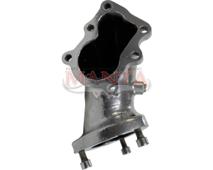NIssan Patrol GU 4.2L Turbo Diesel 3in Cast Steel Ceramic Coated Dump Pipe, bolts to factory flanges