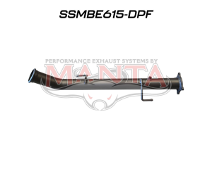 VW Amarok V6 3in DPF Replacement Pipe Incl 4 x BOLT116