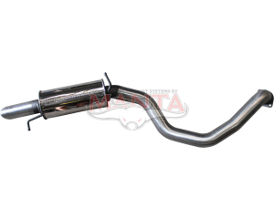Mitsubishi Pajero NS - NT 3.2L Turbo Diesel 3in Rear Muffler With Droopy Tip