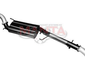 Mitsubishi Pajero NS 3.2L Turbo Diesel Auto 3in Centre Muffler With DPF Sensors only