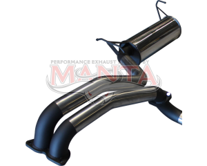 Ford Falcon BA XR8/GT & BF, FG XR8 Sedan Dual Outlet Rear Muffler RHS With Twin Tips
