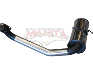 Ford Falcon BA XR8/GT & BF, FG XR8 Sedan Dual Outlet Rear Muffler LHS With Twin Tips