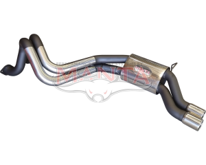 Ford Falcon EB - AU V8 Sedan LIVE AXLE 2 1/2in Dual Rear Muffler