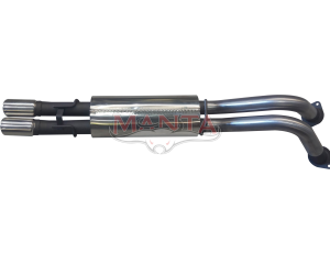 Holden VY - VZ V8 1 ton /Crewman Ute 2 1/2in Dual Rear Muffler