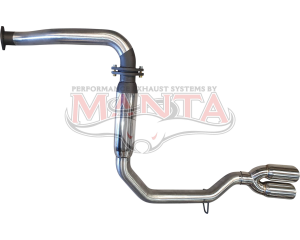 BA - BF Ute XR8 Left Hand Side 2 1/2in Rear Muffler (inc Chassis BRKT)