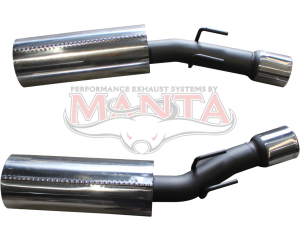 Holden VZ V8 Monaro Dual 3in LH & RH Rear Mufflers 4in Round Tips (Pair)